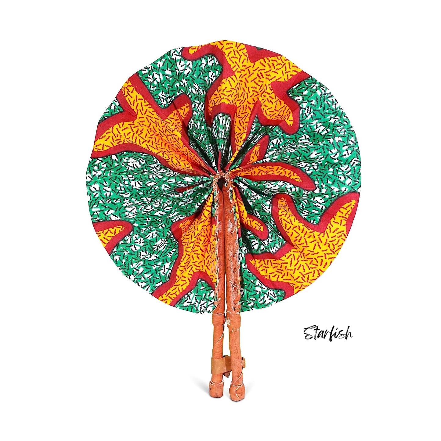 African Fabric Fan