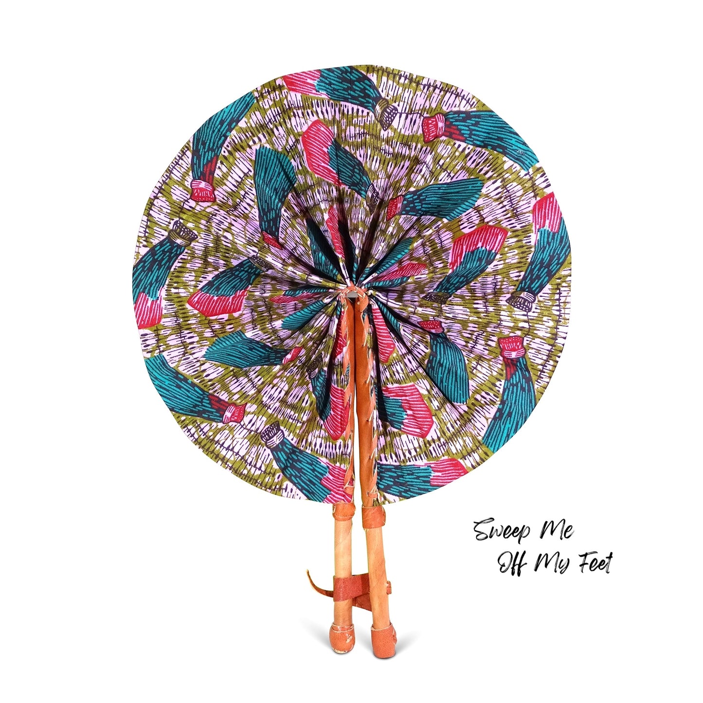 African Fabric Fan