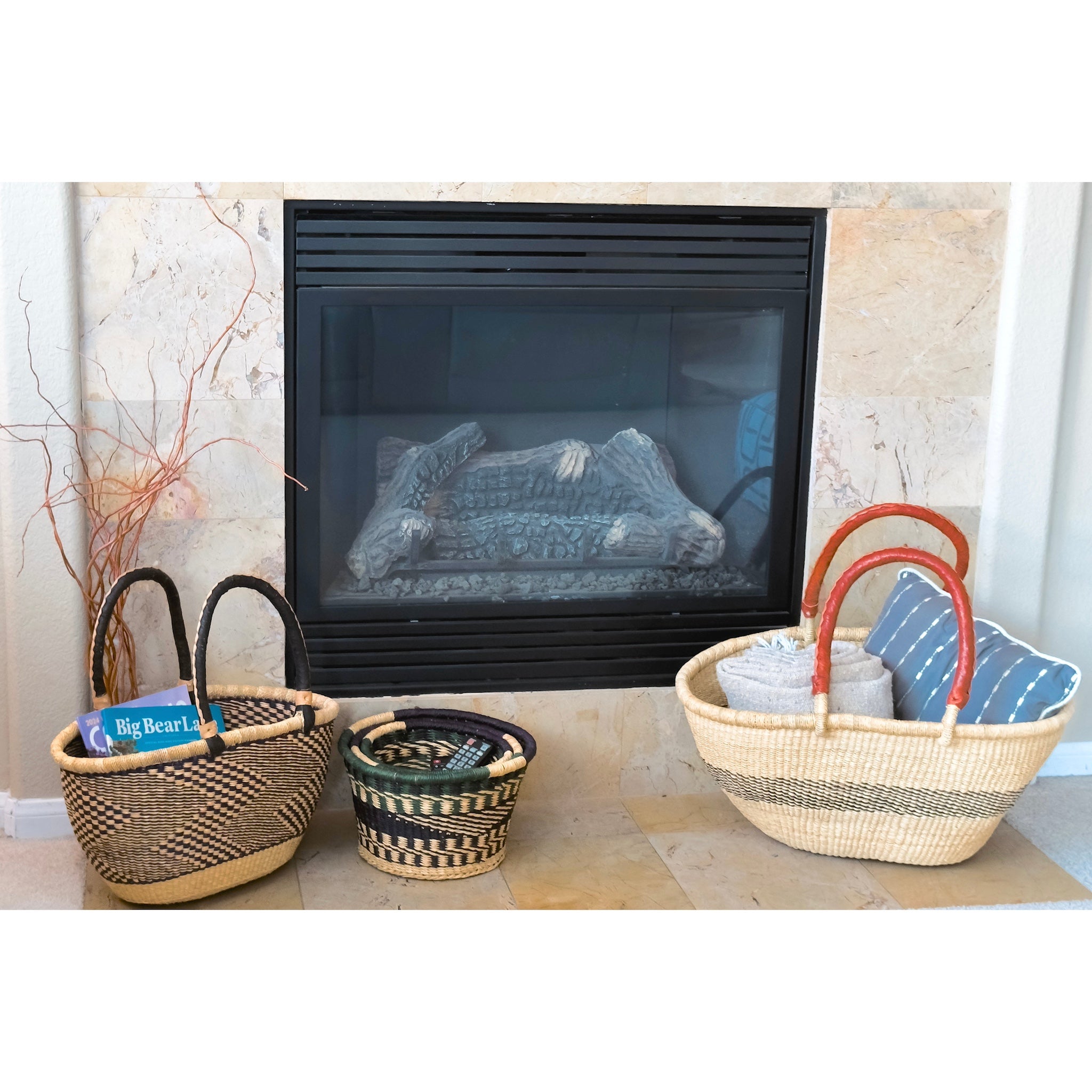 Table Decor - Woven Bowl Set