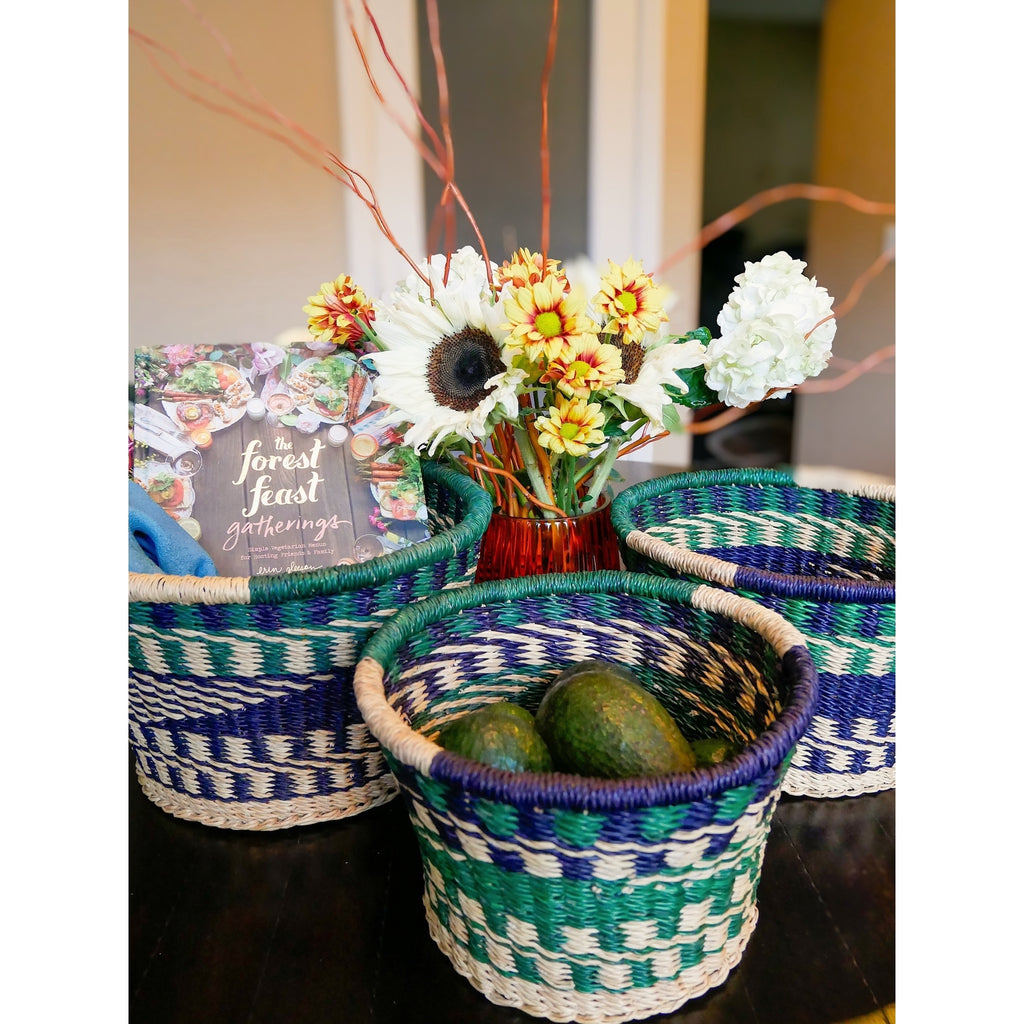 Table Decor - Woven Bowl Set