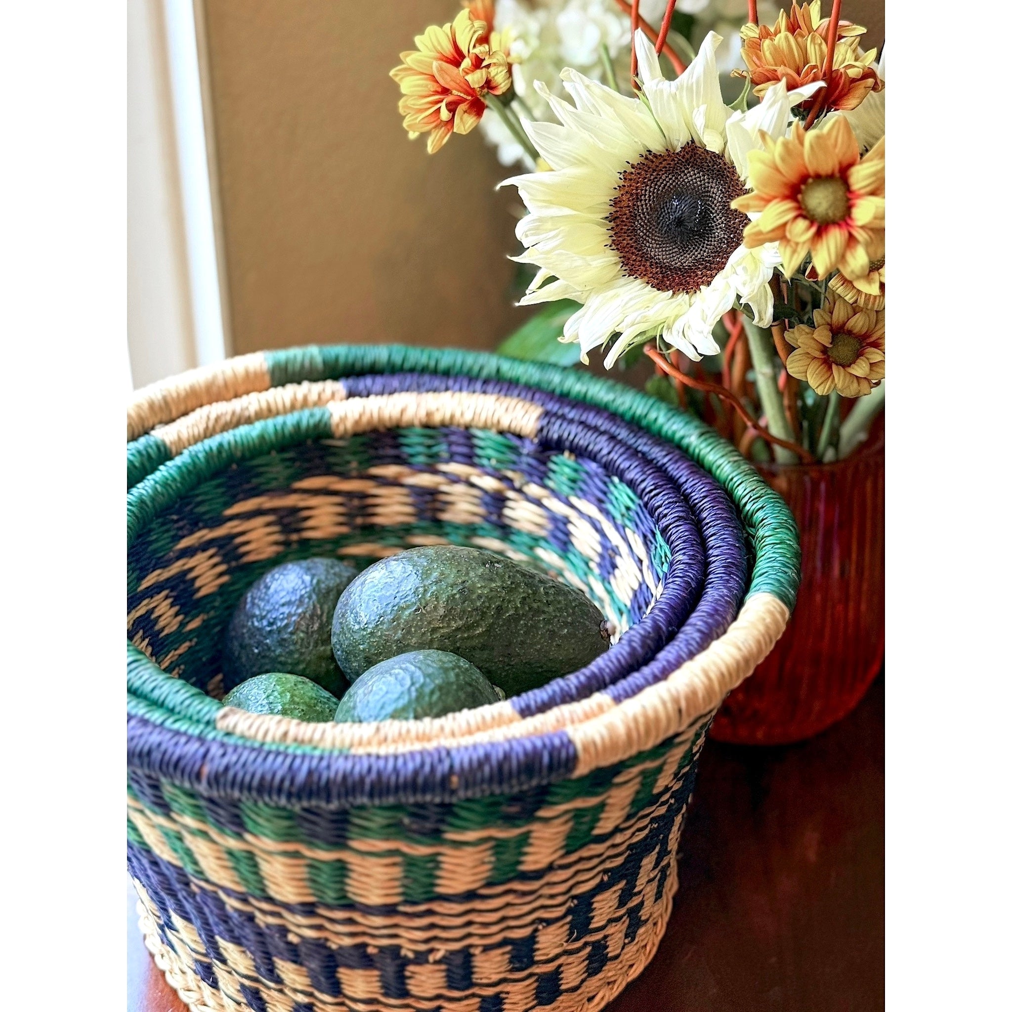 Table Decor - Woven Bowl Set