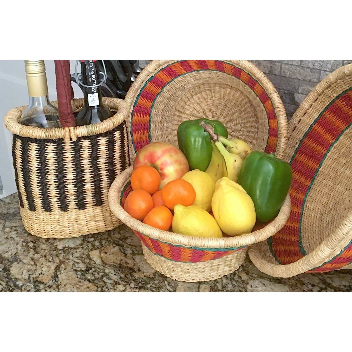 Table Decor - Woven Bowl Set