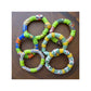 SALE - Hand Painted Glass Bracelet