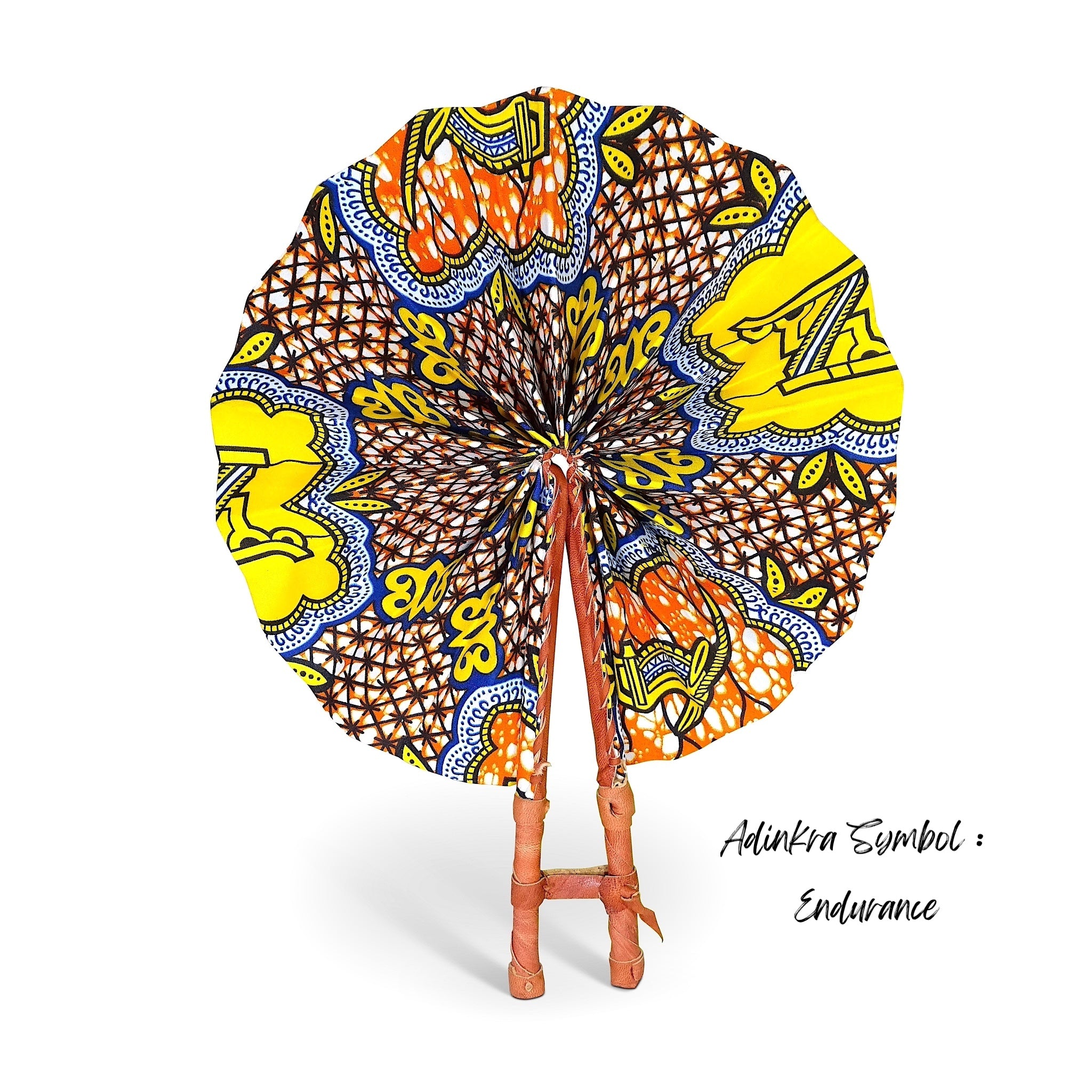 African Fabric Fan