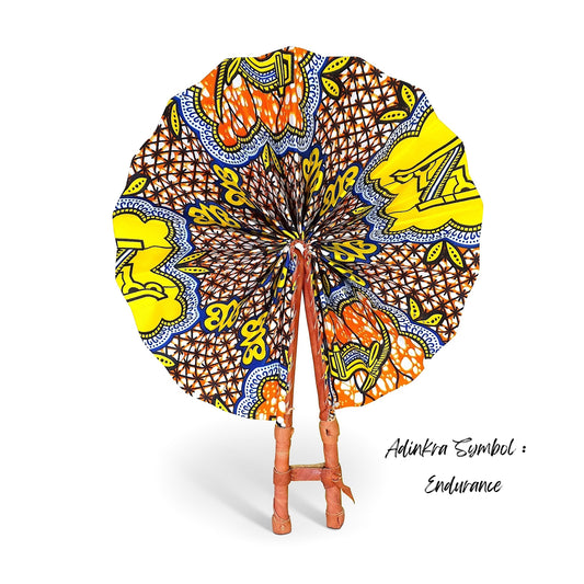 African Fabric Fan