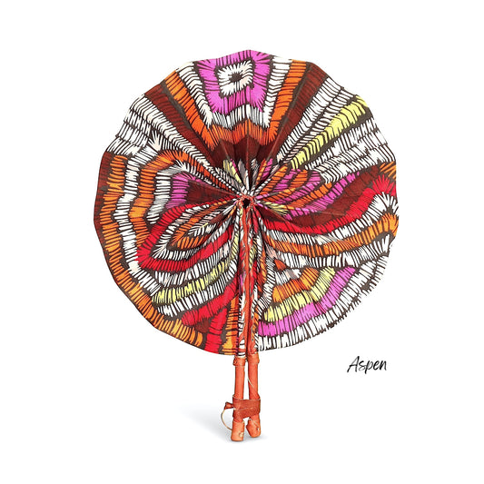 African Fabric Fan