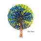 African Fabric Fan