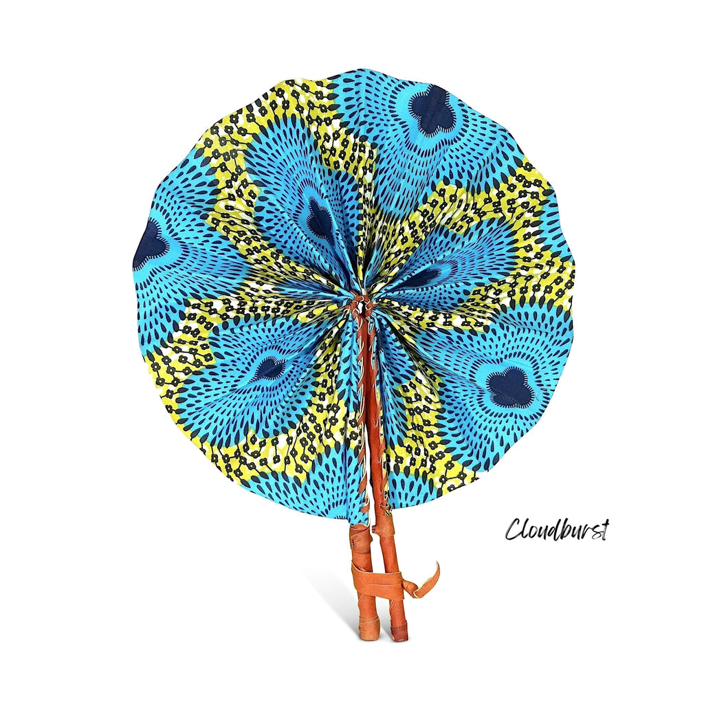 African Fabric Fan