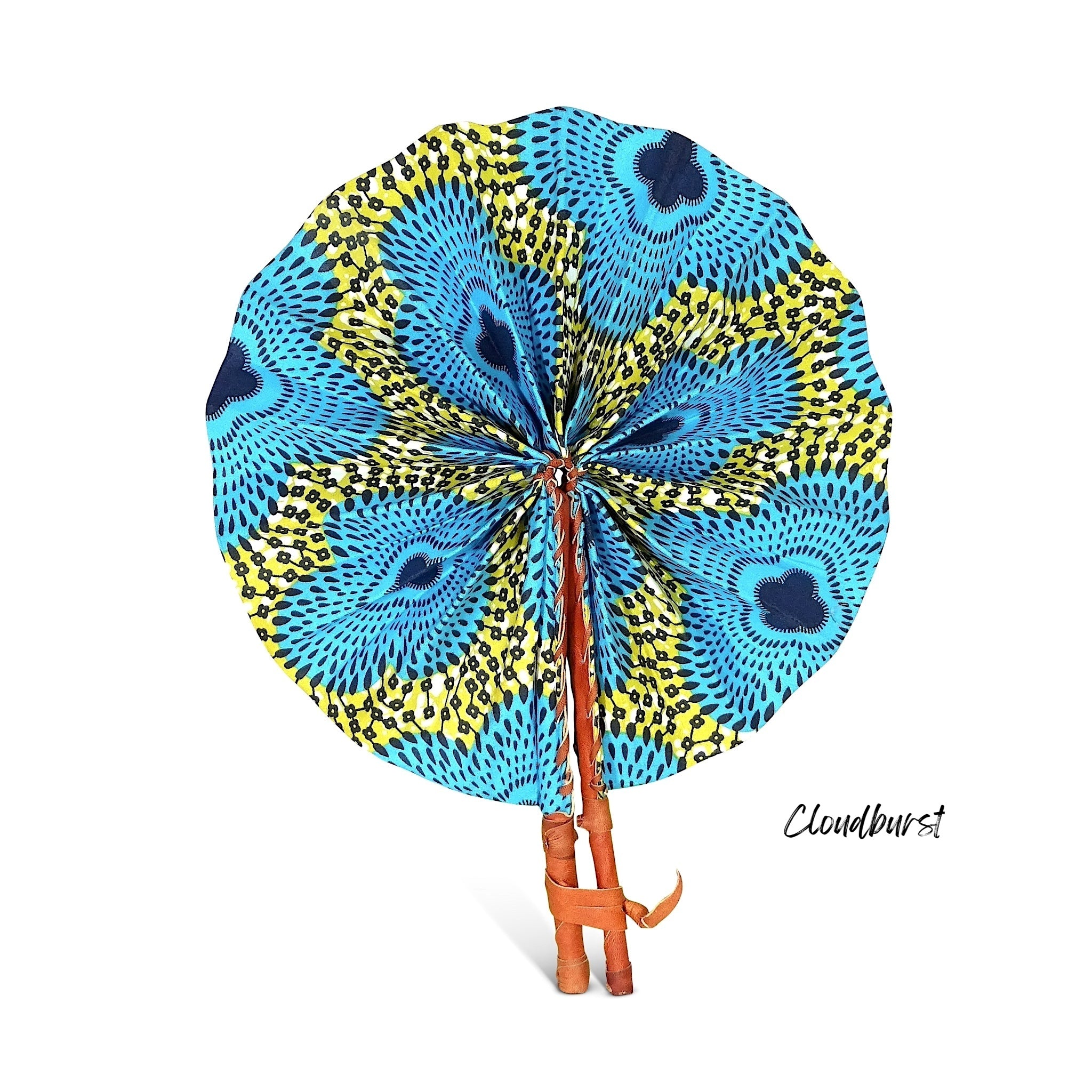 African Fabric Fan