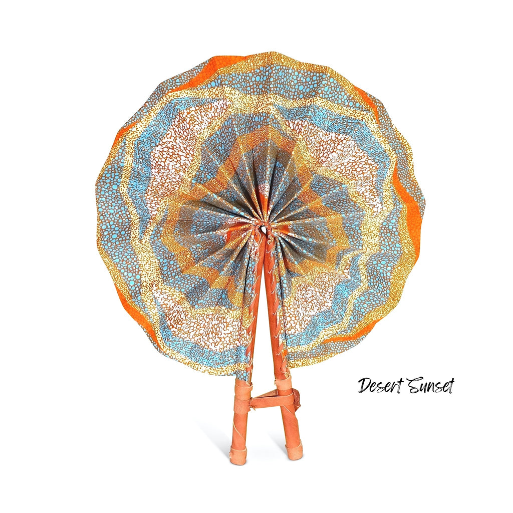 African Fabric Fan