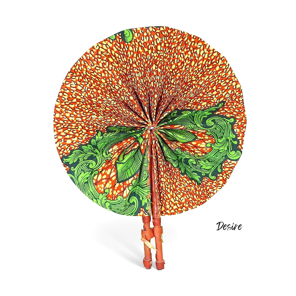African Fabric Fan