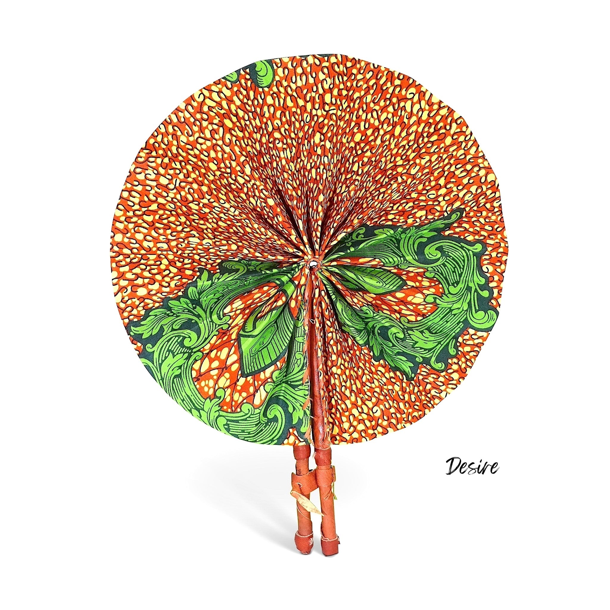 African Fabric Fan