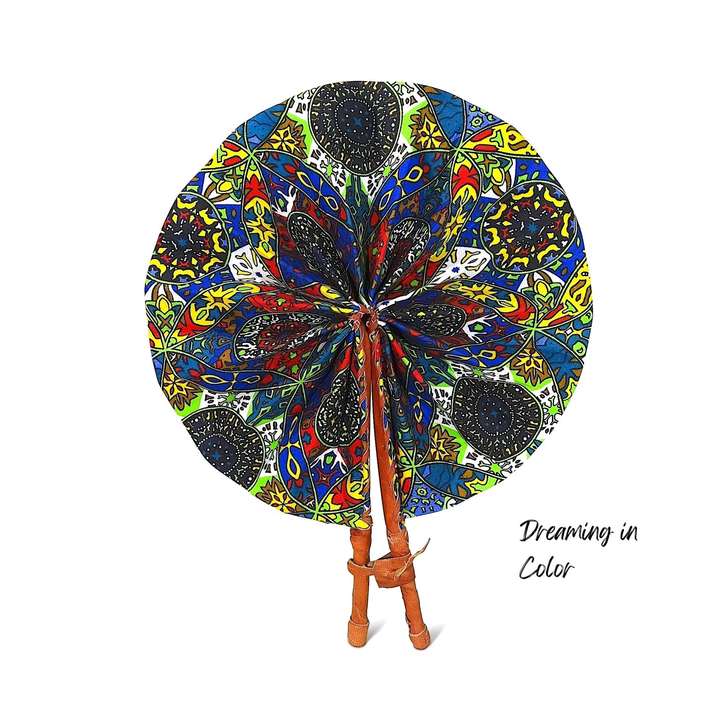 African Fabric Fan