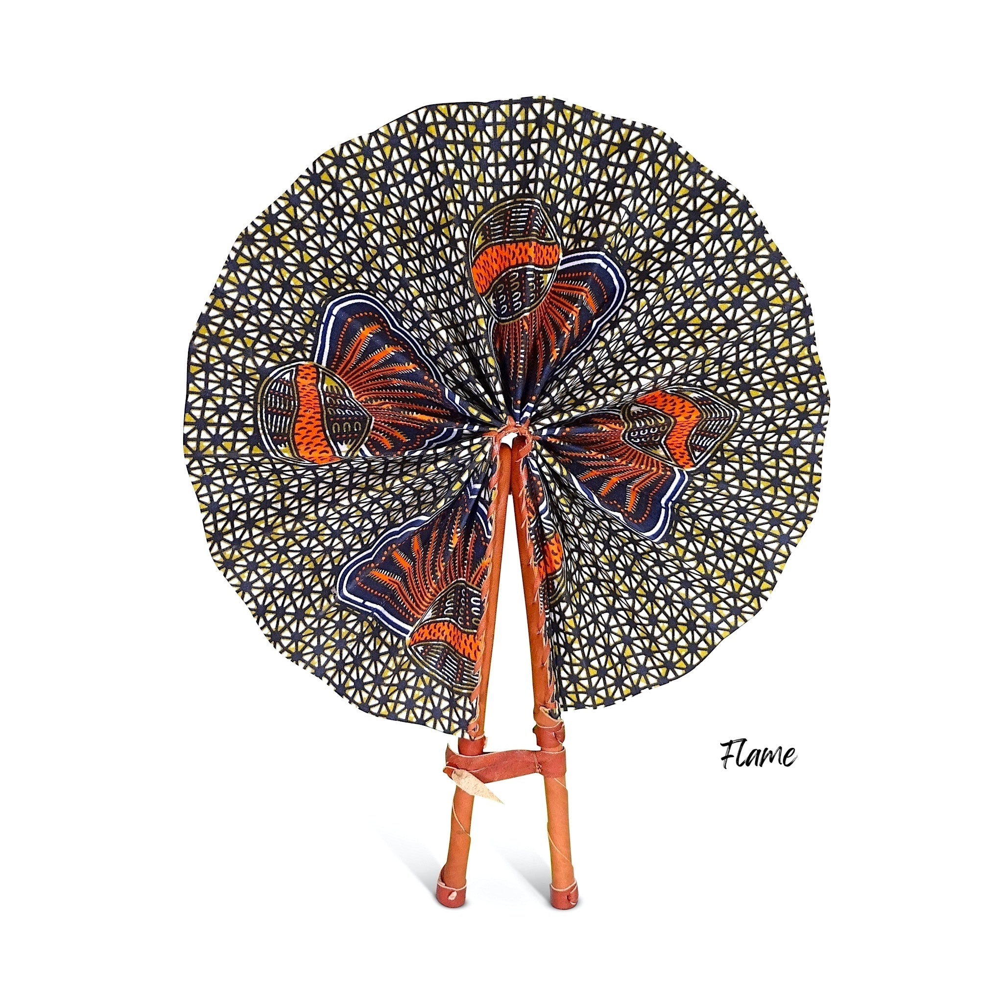 African Fabric Fan