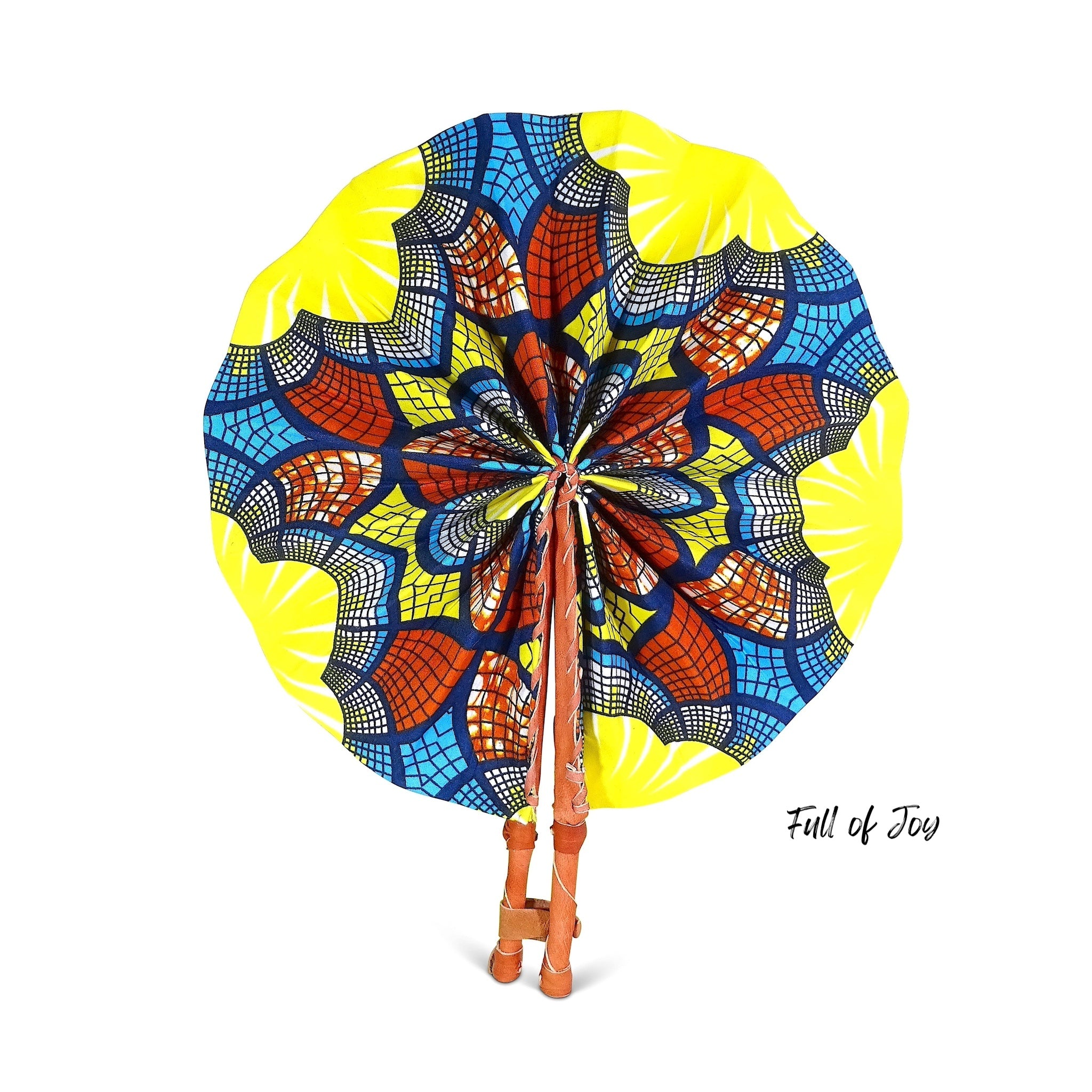 African Fabric Fan