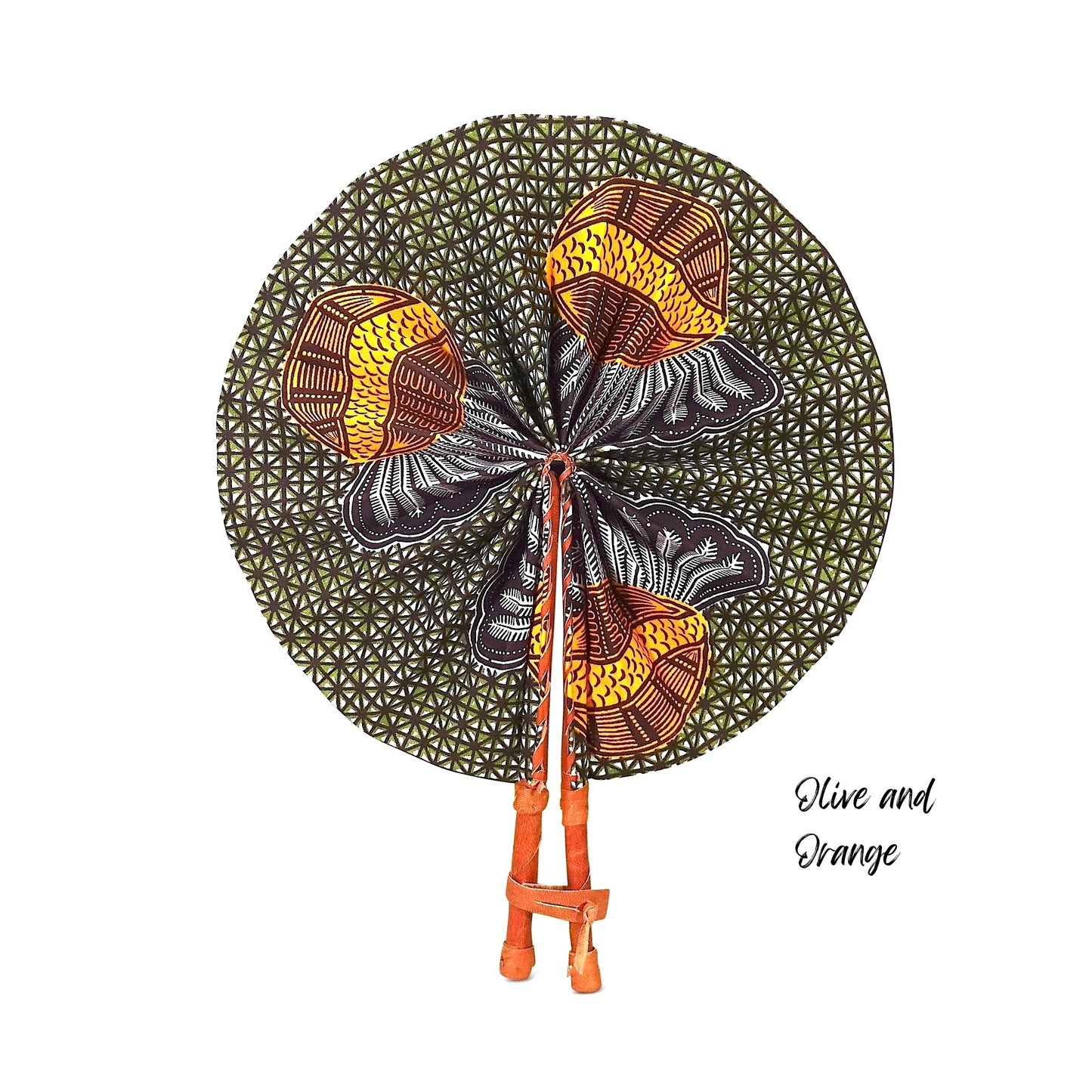 African Fabric Fan