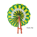 African Fabric Fan