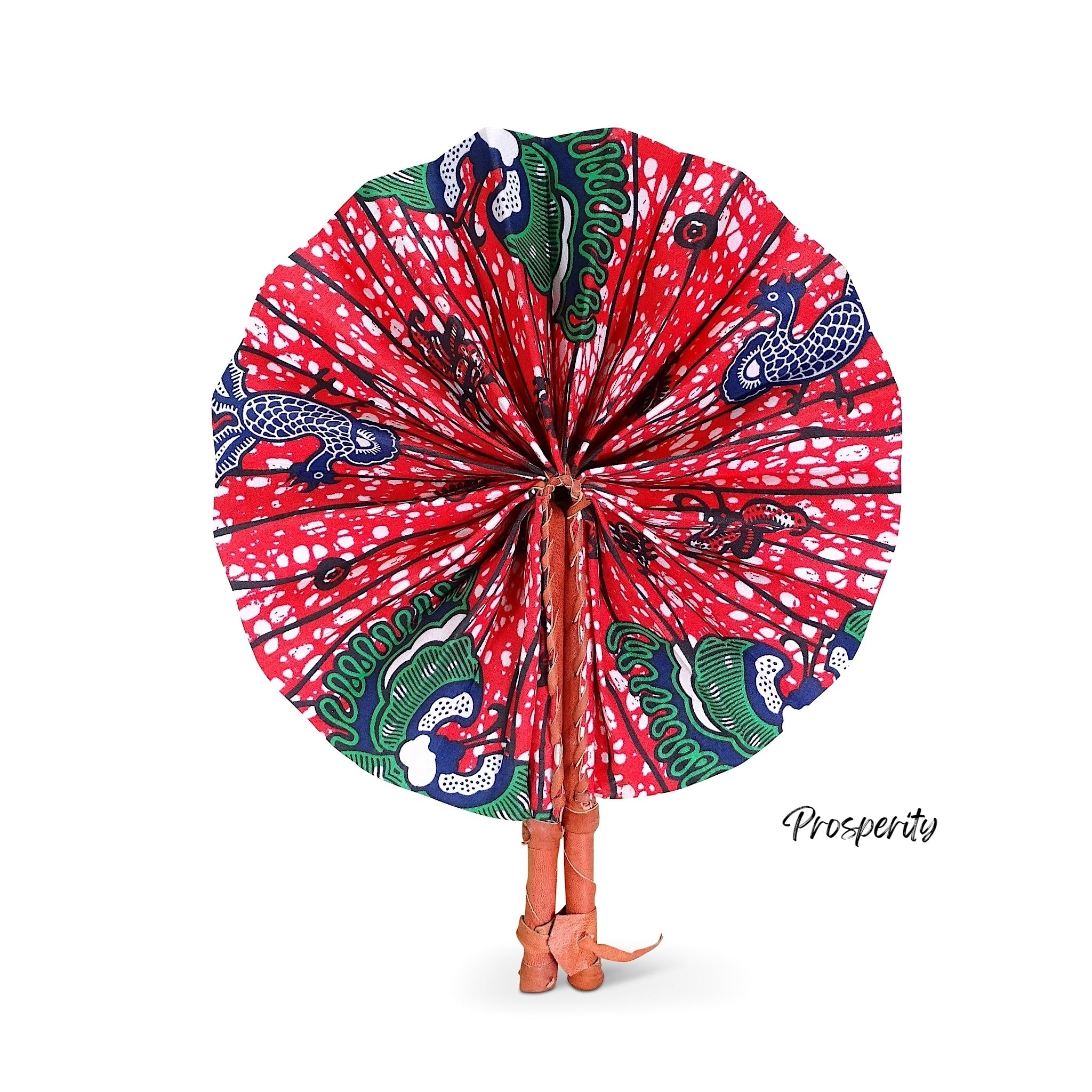 African Fabric Fan
