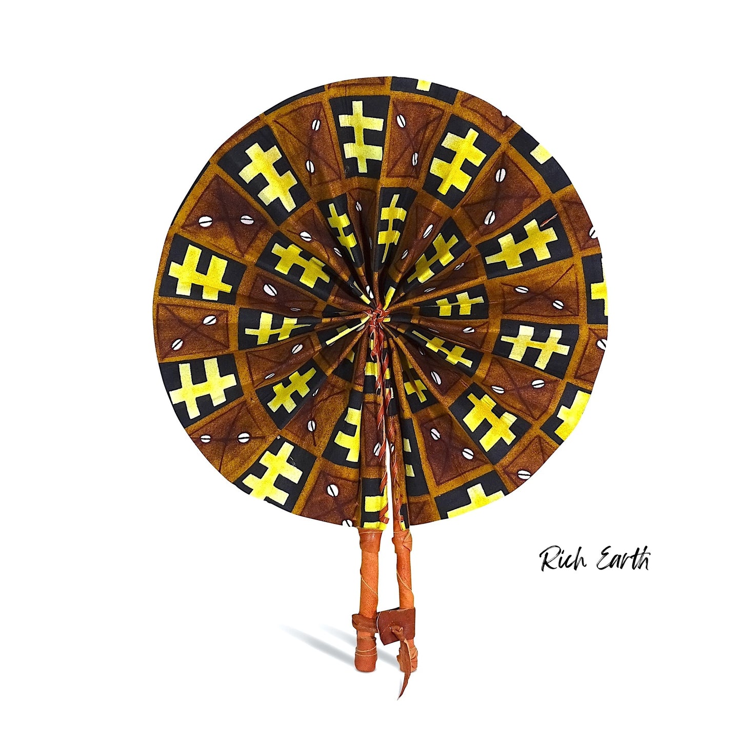 African Fabric Fan