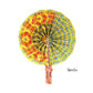 African Fabric Fan