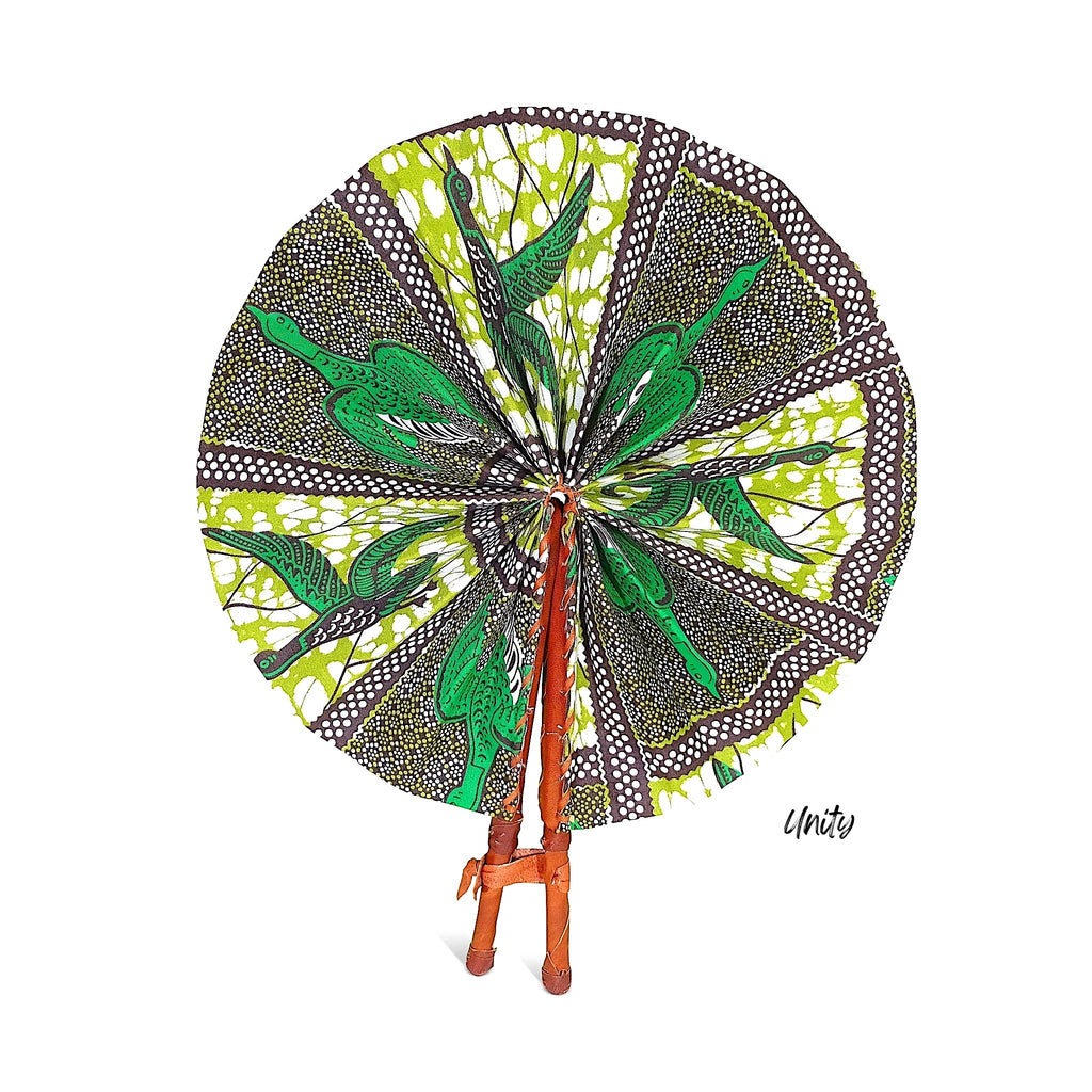 African Fabric Fan