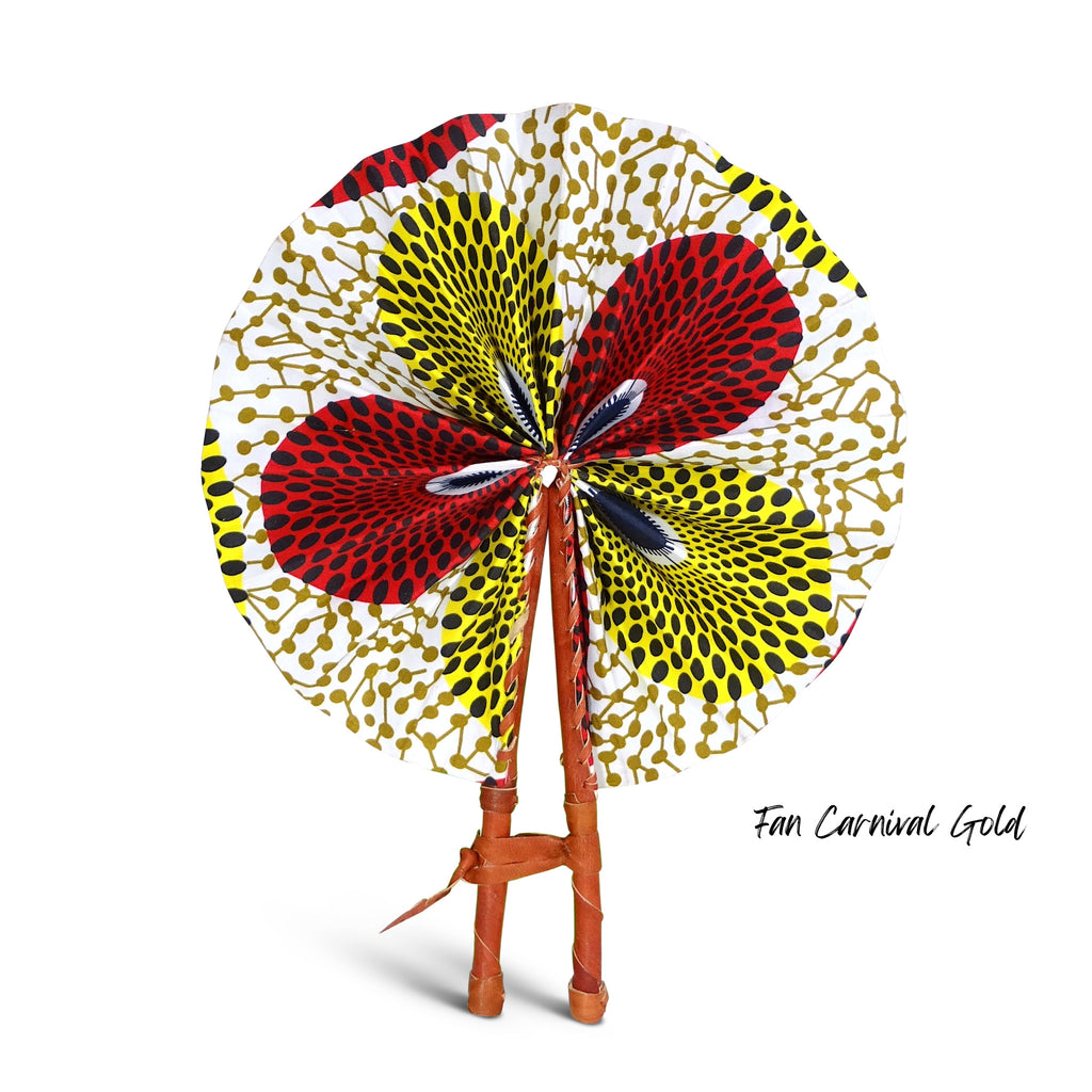 African Fabric Fan