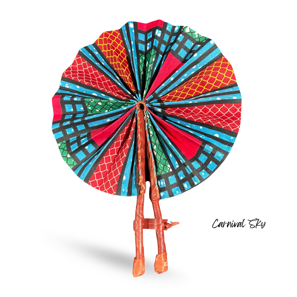 African Fabric Fan
