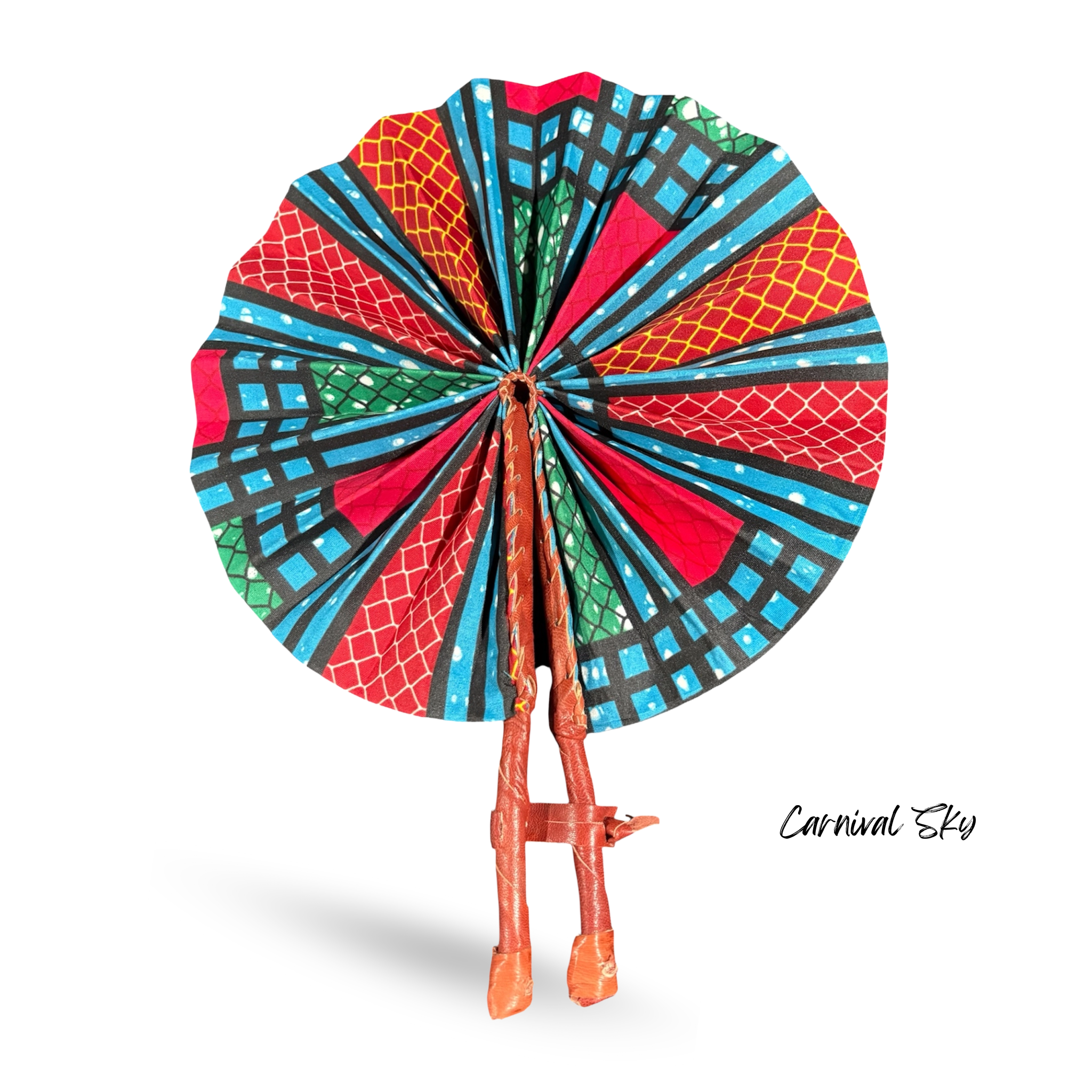 African Fabric Fan