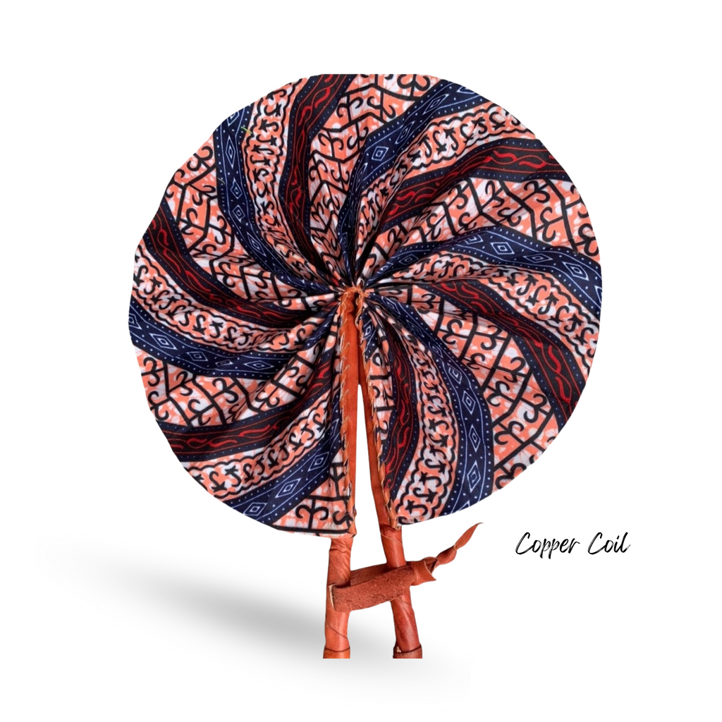African Fabric Fan