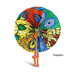 African Fabric Fan