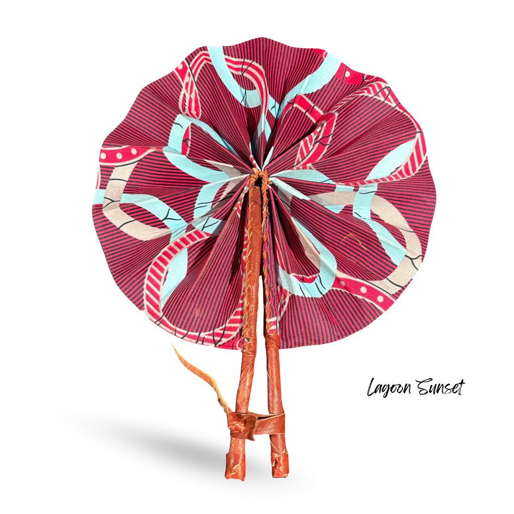African Fabric Fan