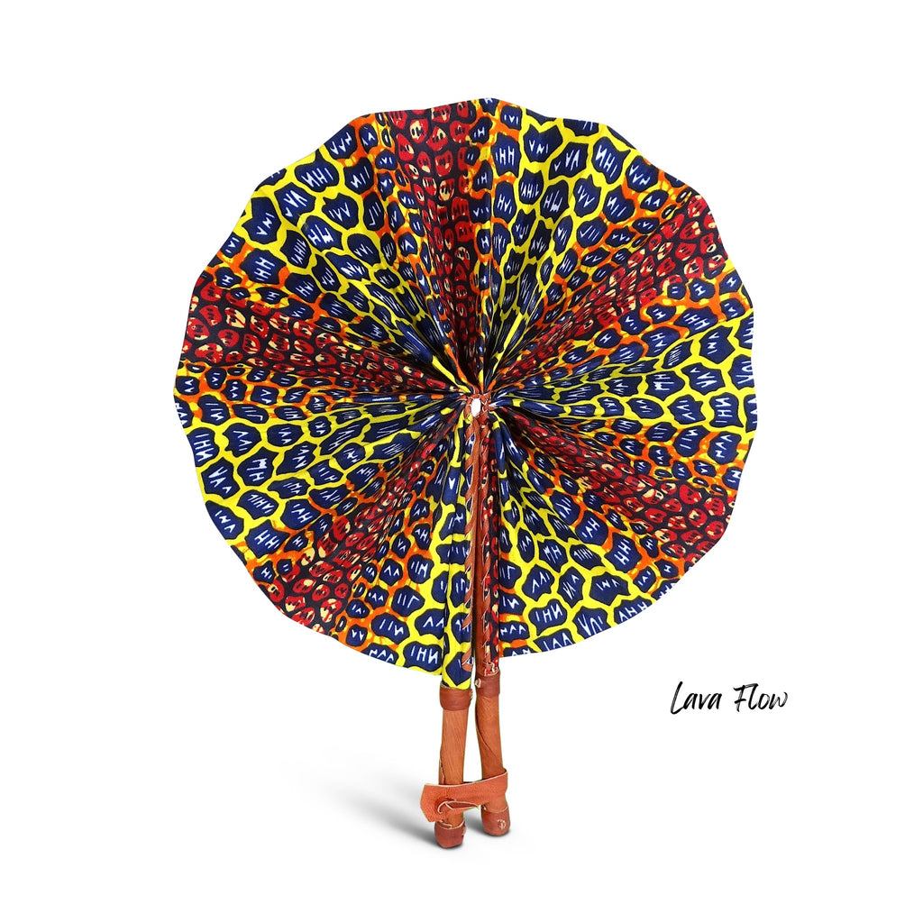 African Fabric Fan