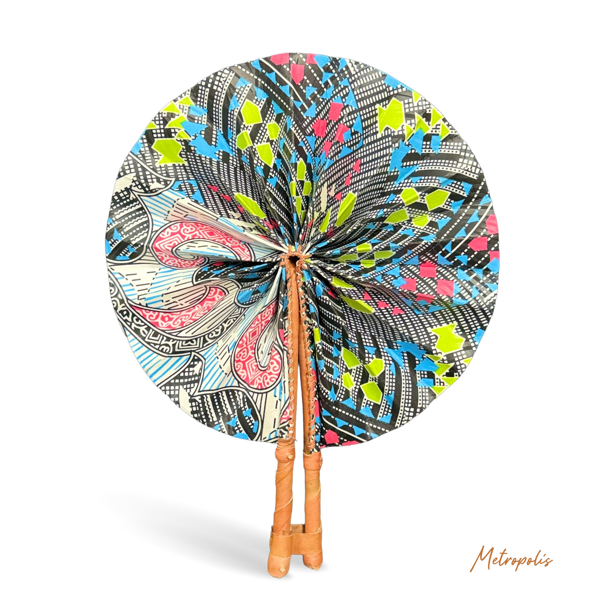 African Fabric Fan