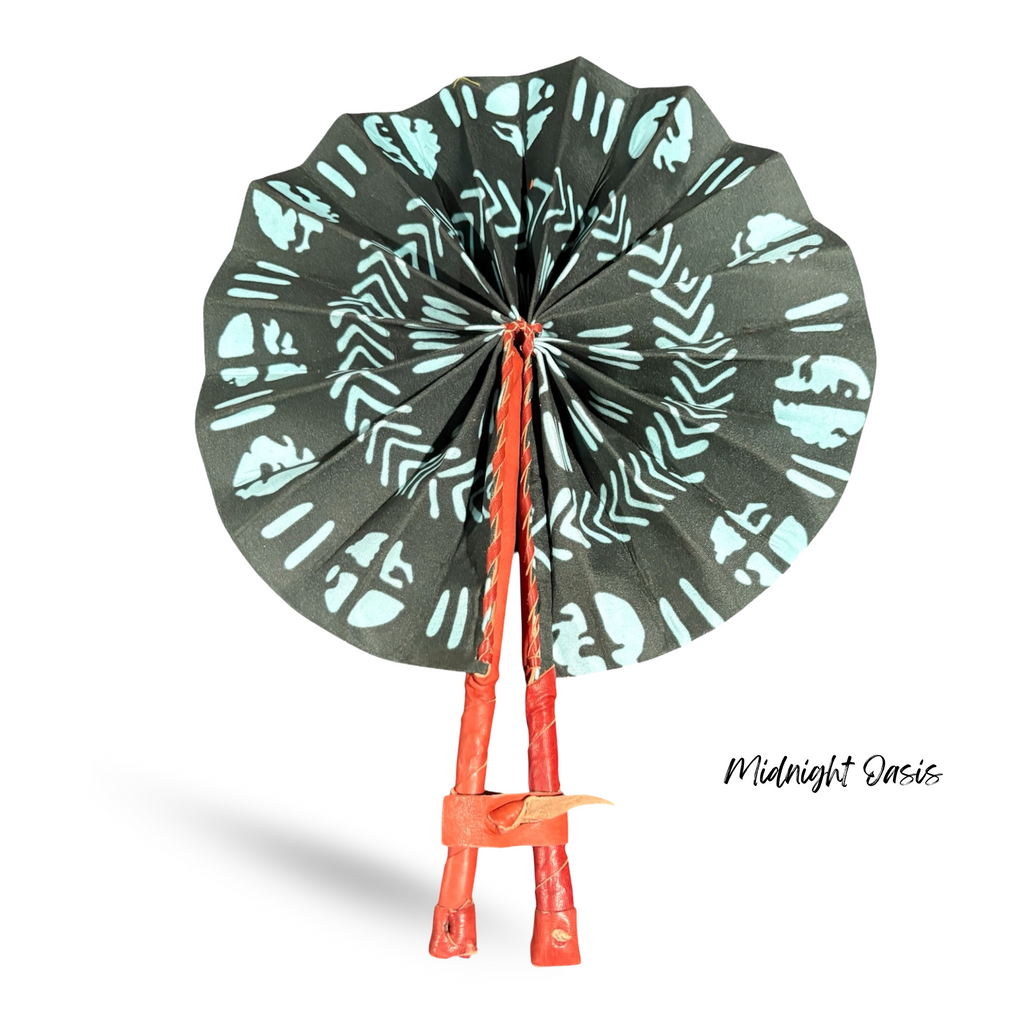 African Fabric Fan