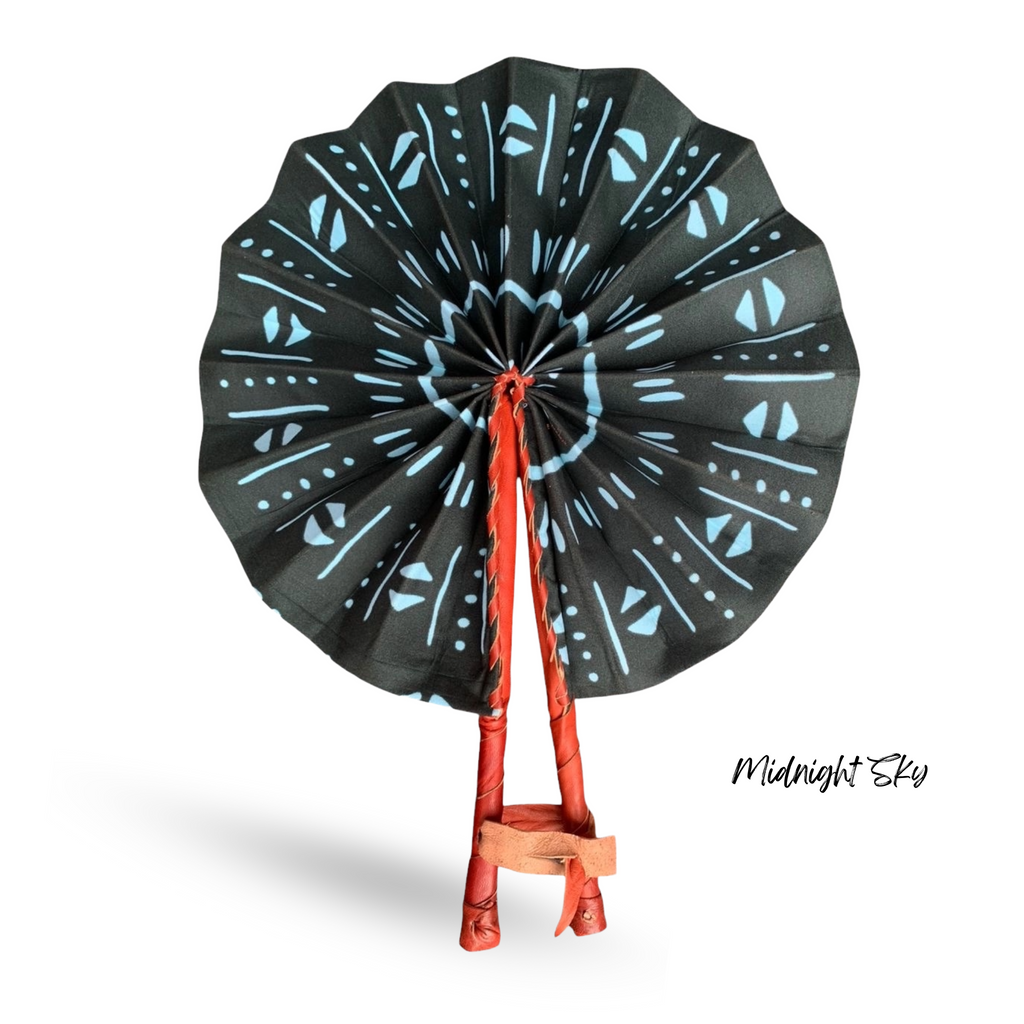 African Fabric Fan