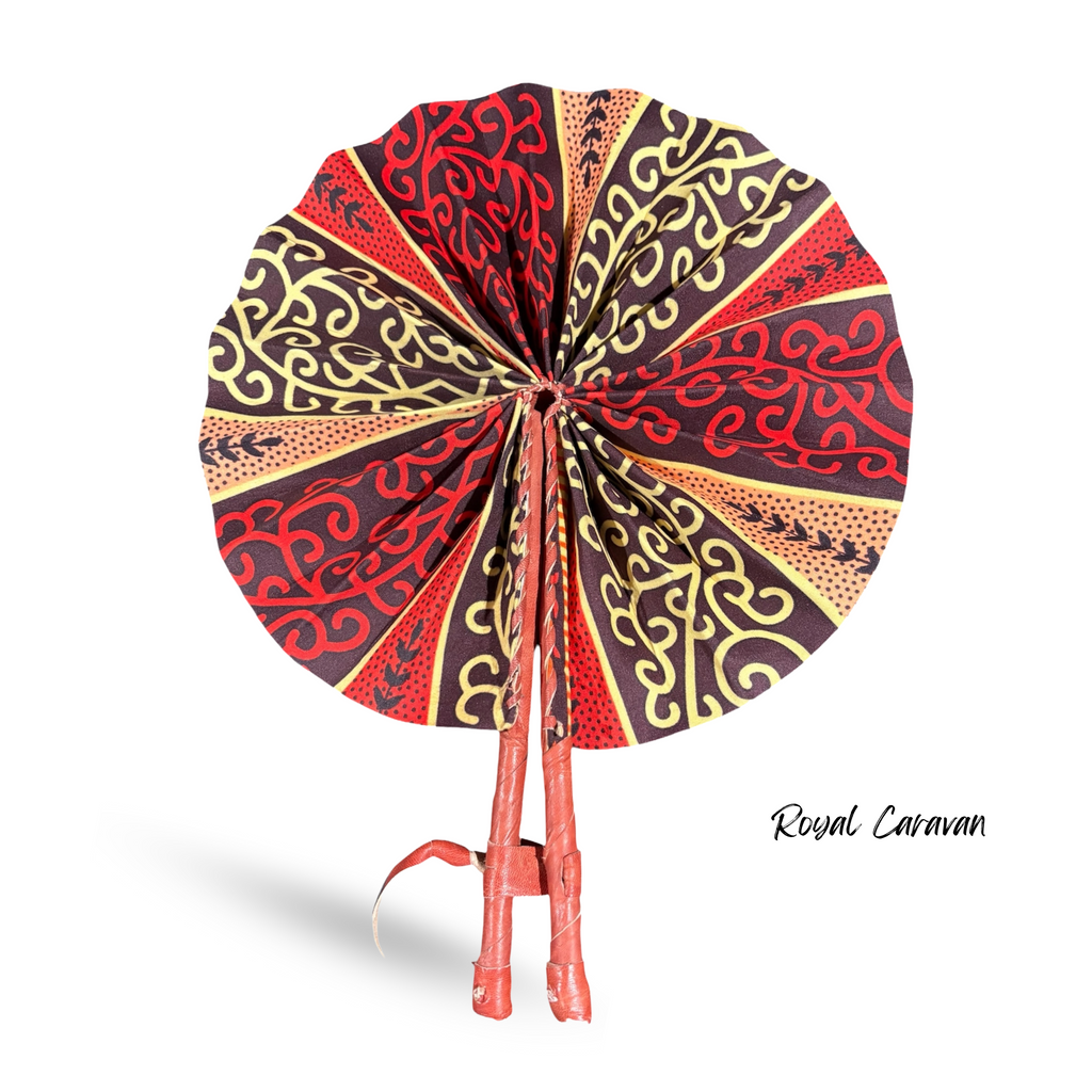 African Fabric Fan
