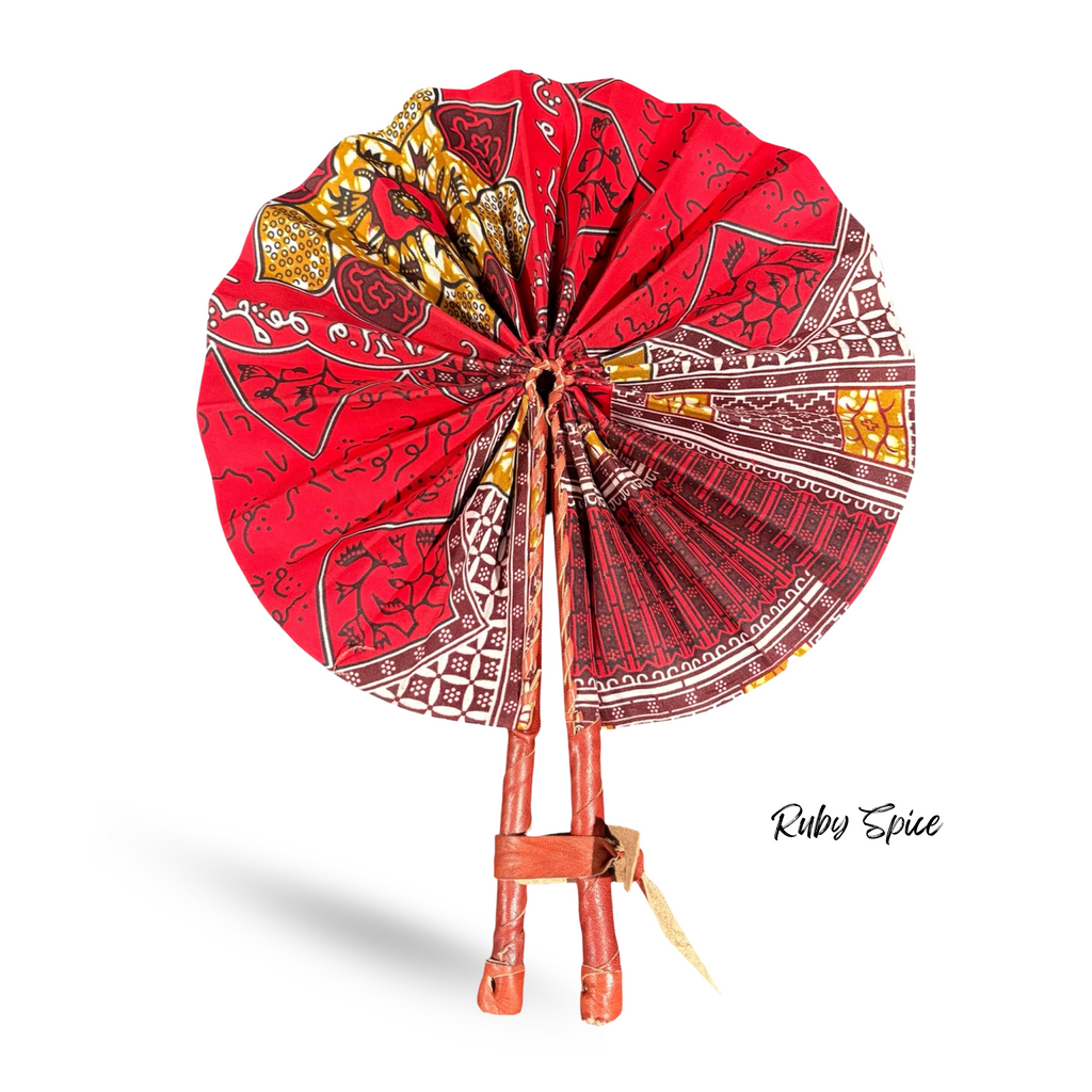 African Fabric Fan