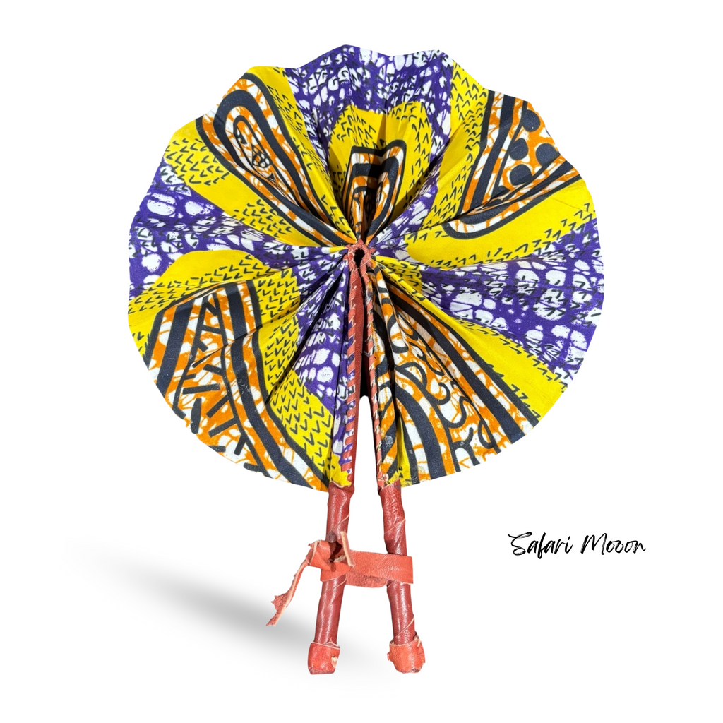 African Fabric Fan