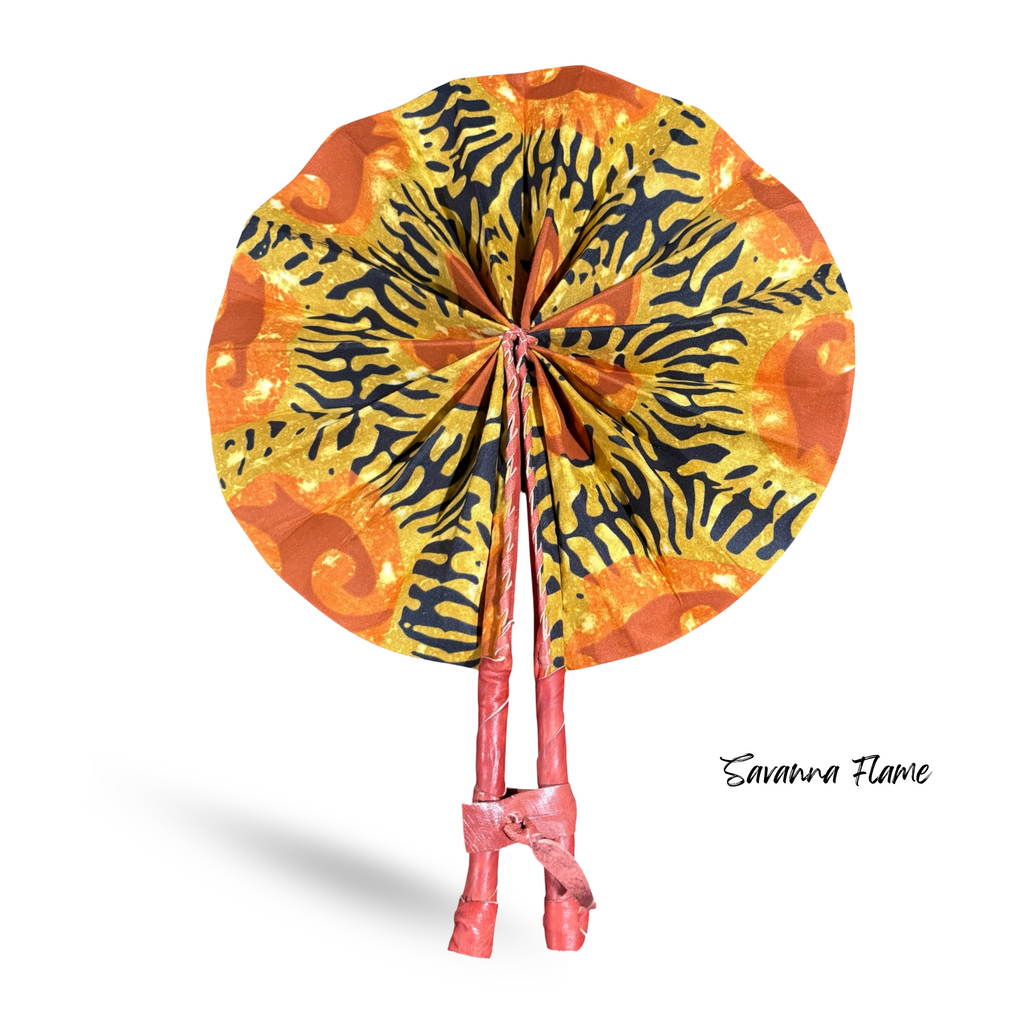 African Fabric Fan