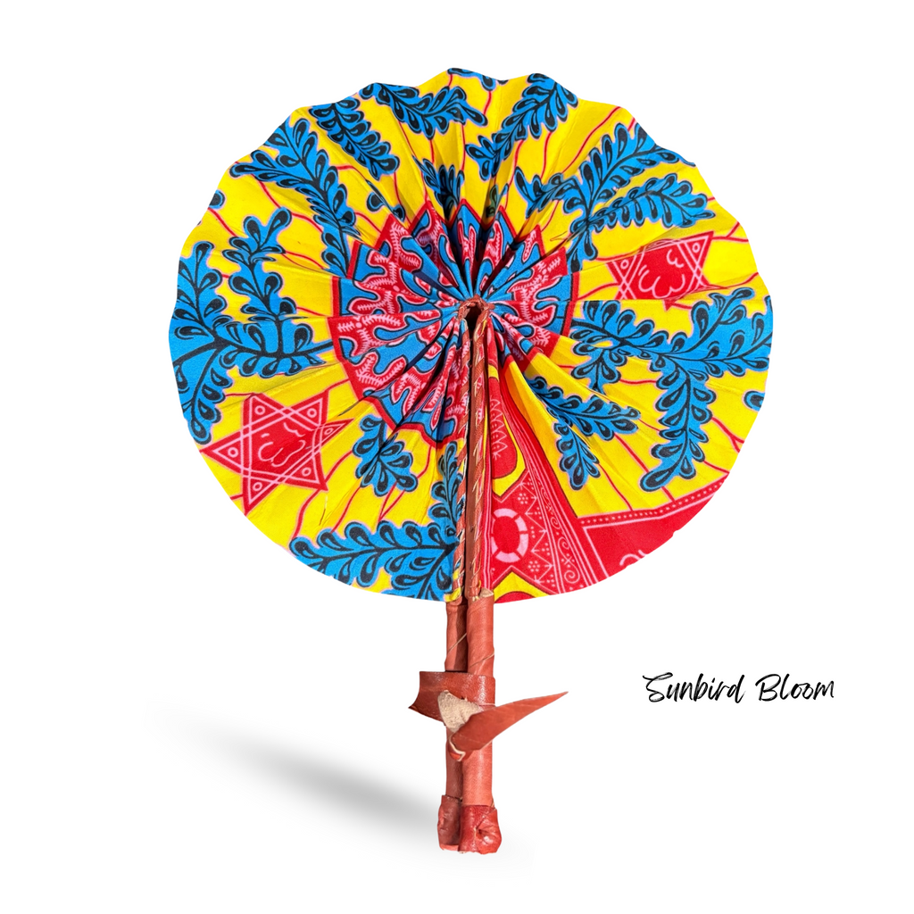 African Fabric Fan