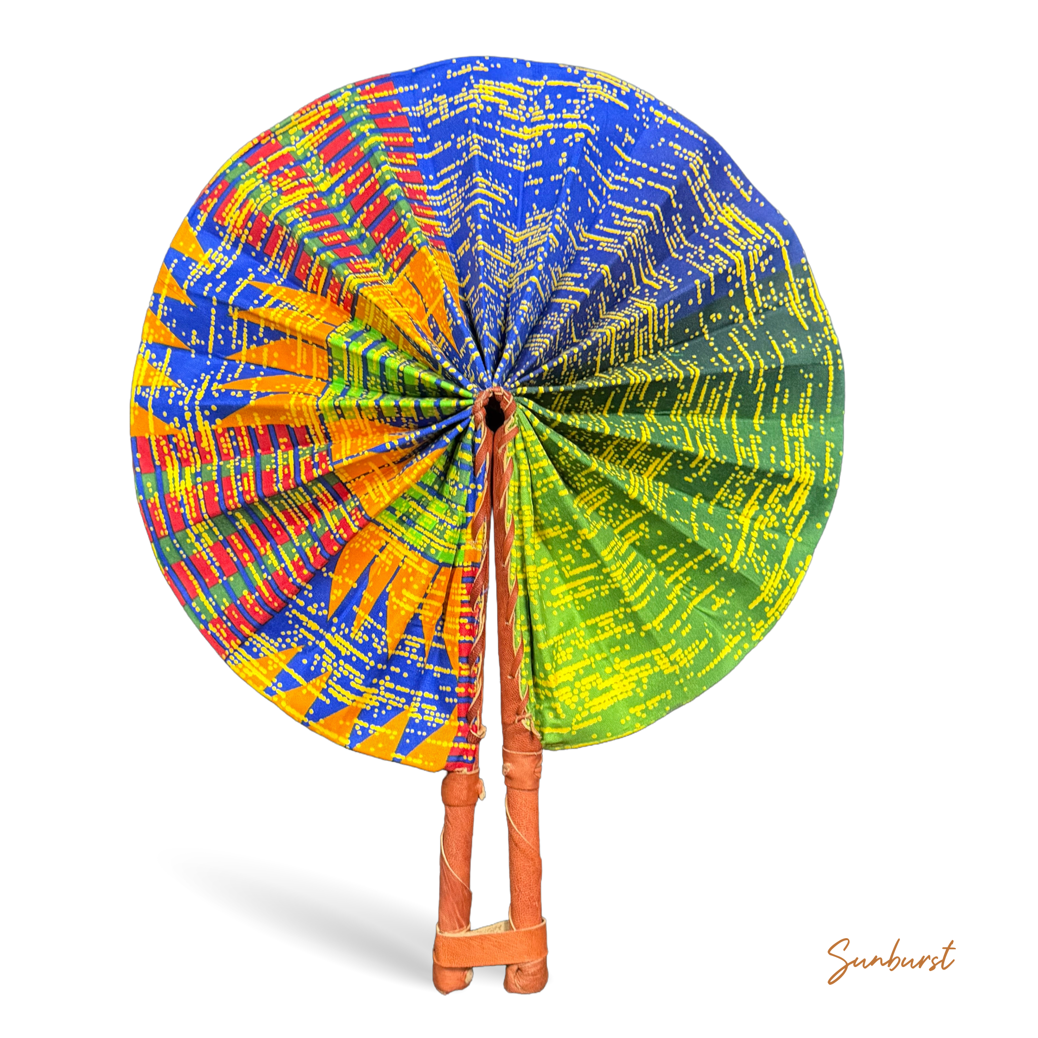 African Fabric Fan
