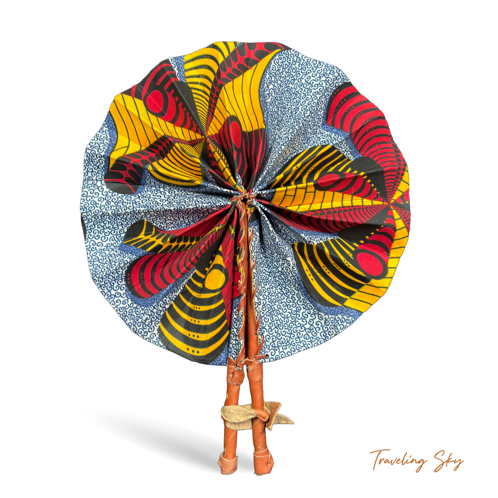 African Fabric Fan