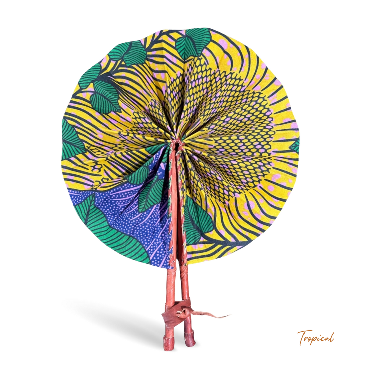 African Fabric Fan