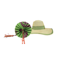 Fan + Grass Hat Bundle $63 (save $8)