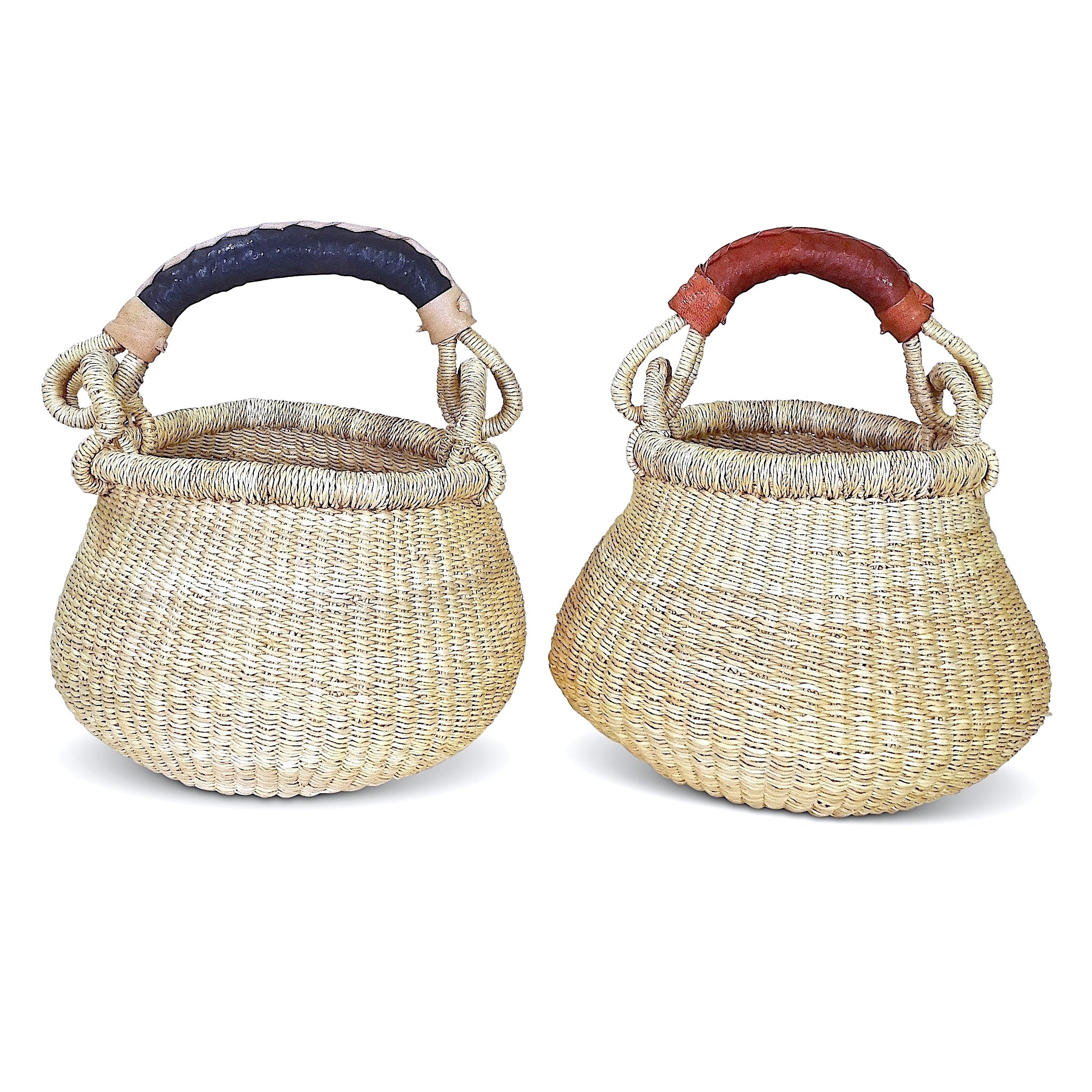 basket pot plant holders Bell-Shaped Basket / Plant Holder – Ti-a Woven Goods
