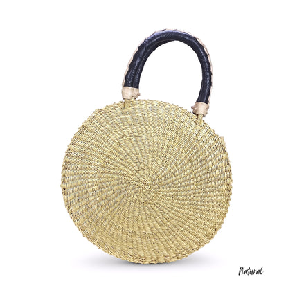 Straw Purse - Round