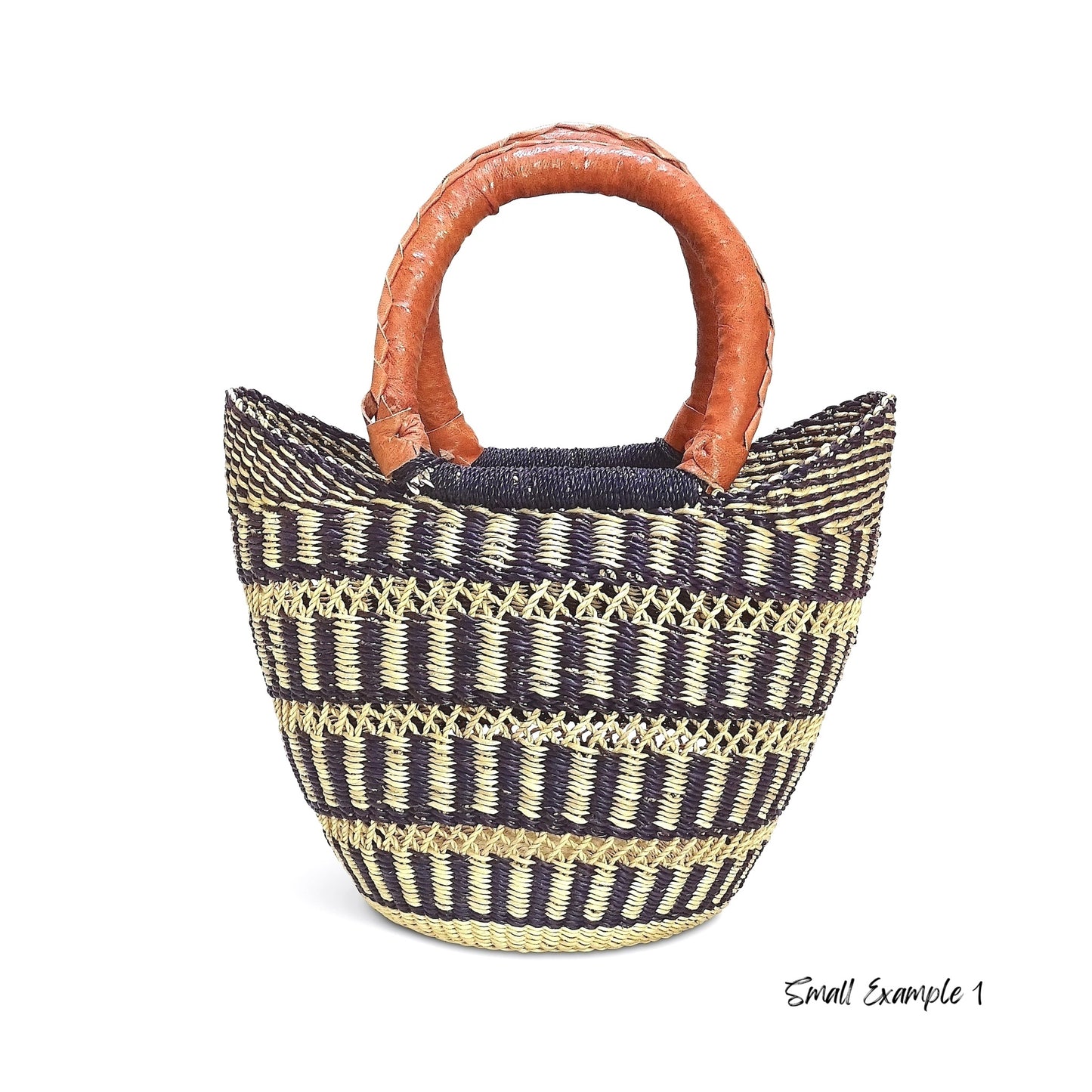 Open Weave Shopper Basket