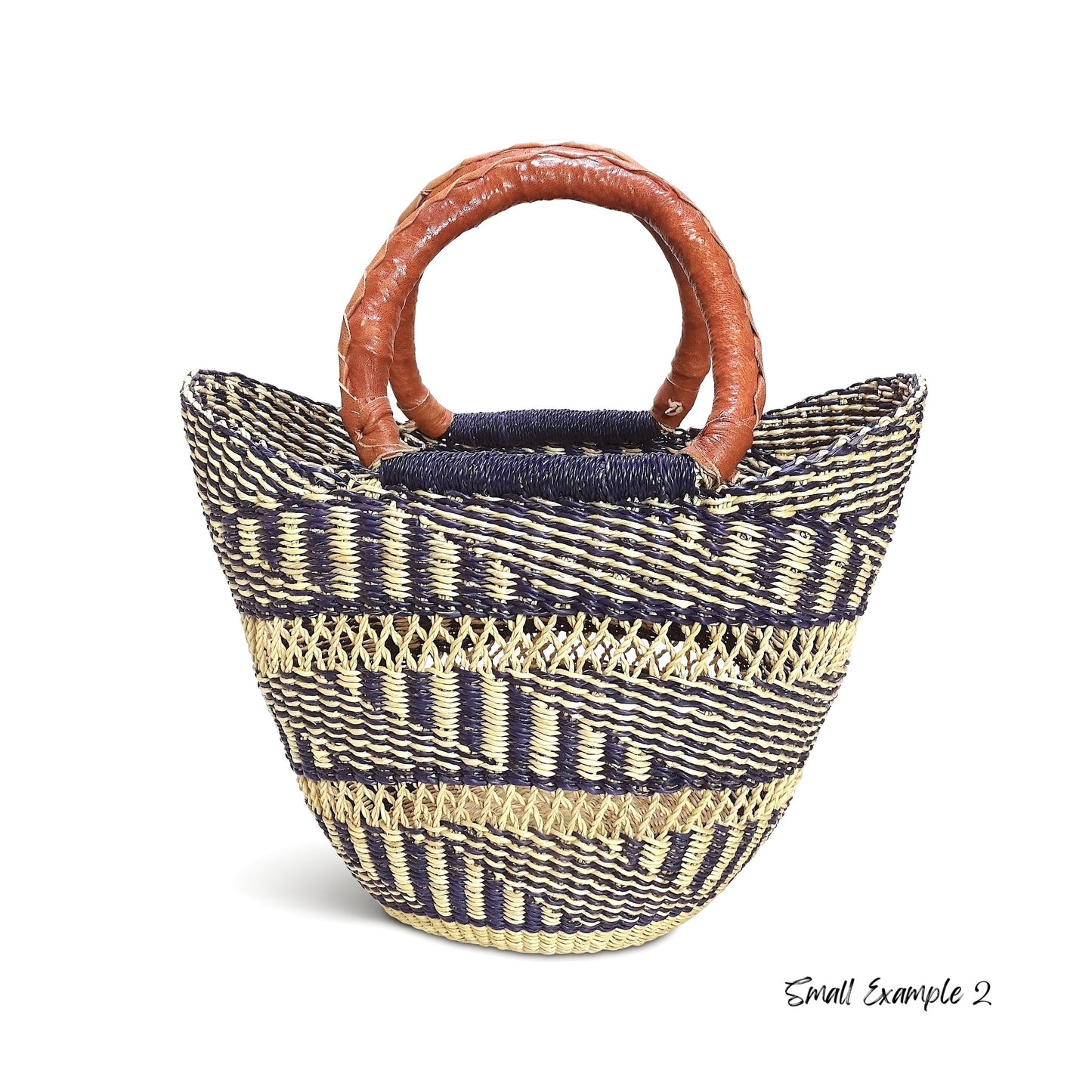 Open Weave Shopper Basket