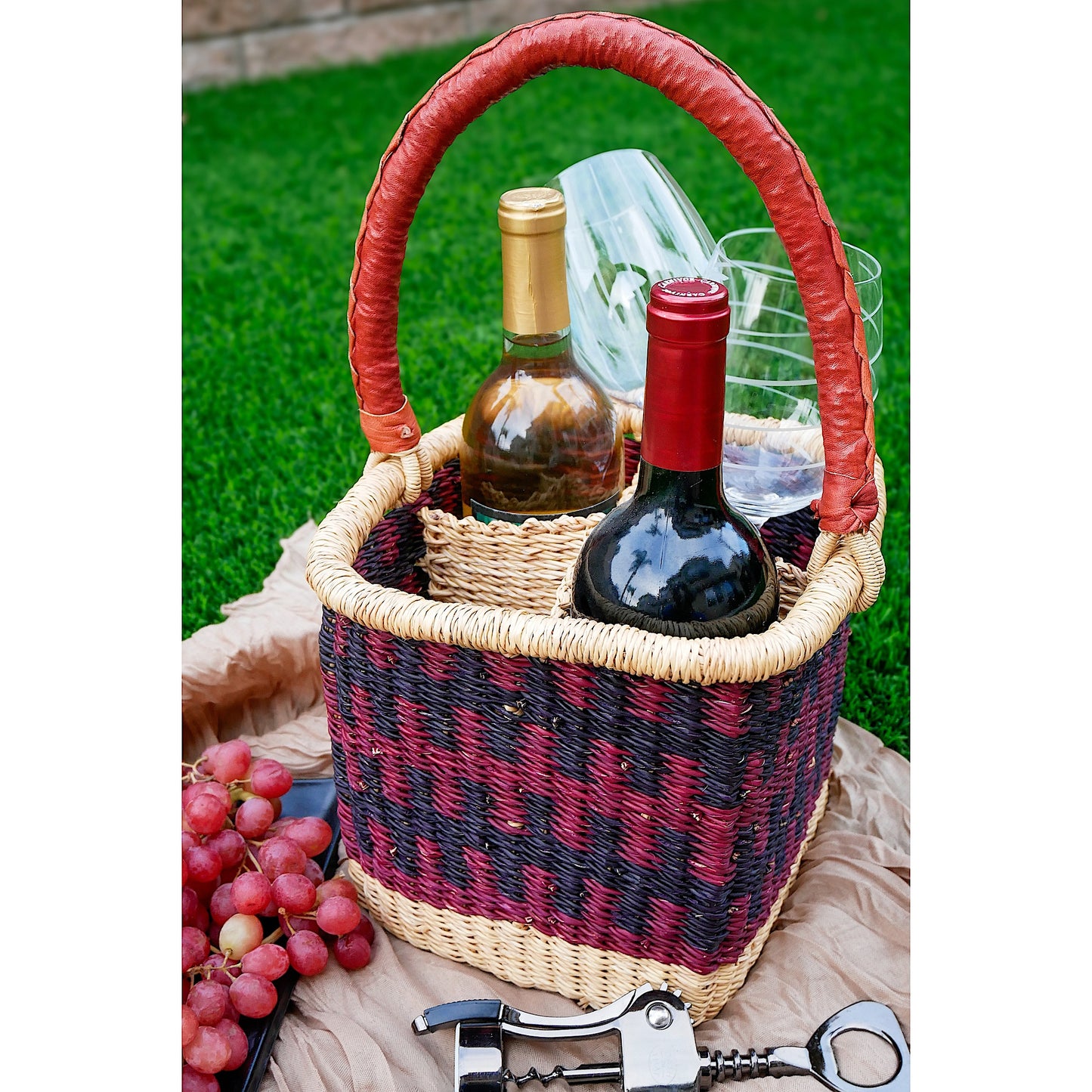 Rustic Wine Caddy